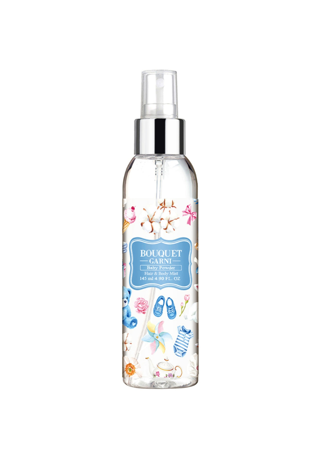 Bouquet Garni Fragranced Hair and Body Mist Baby Powder 145ml