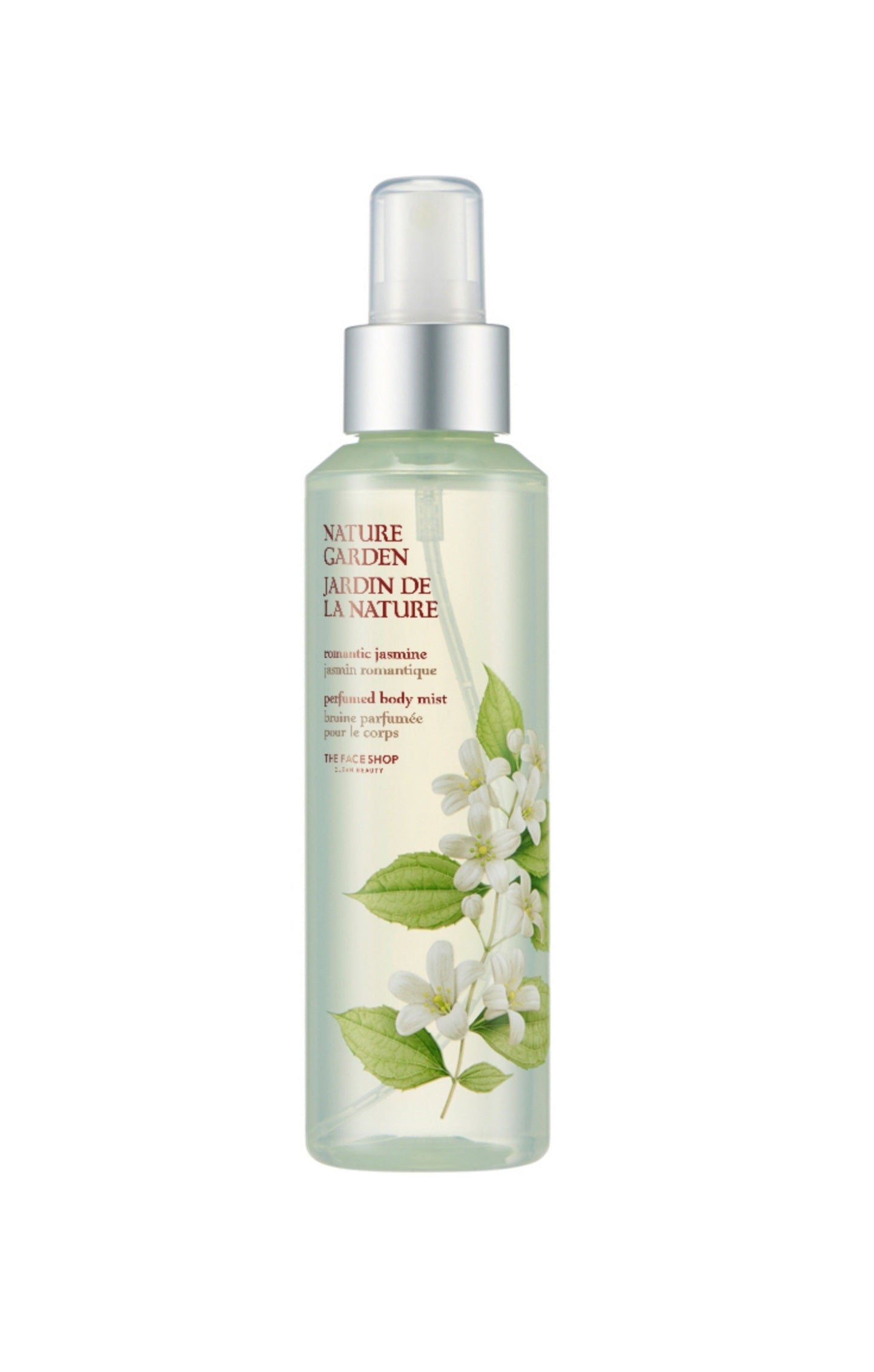 The Face Shop Nature Garden Perfume Body Mist Romantic Jasmine Flower Scent  155ml
