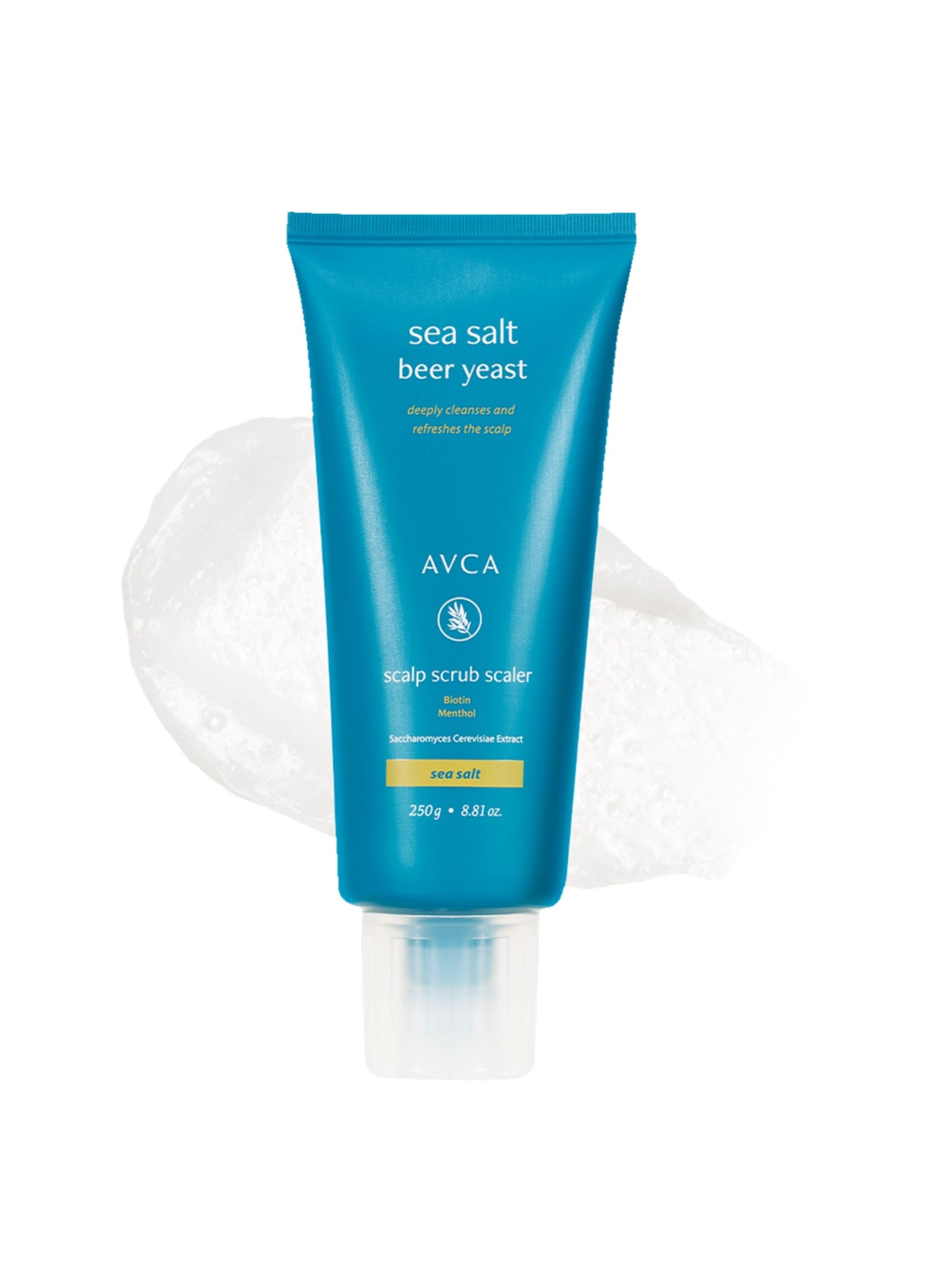 Avca 海鹽啤酒酵母去屑頭皮磨砂膏