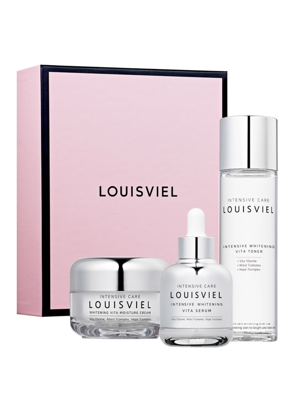 Louisviel Intensive Whitening Moisturiser Set of 3