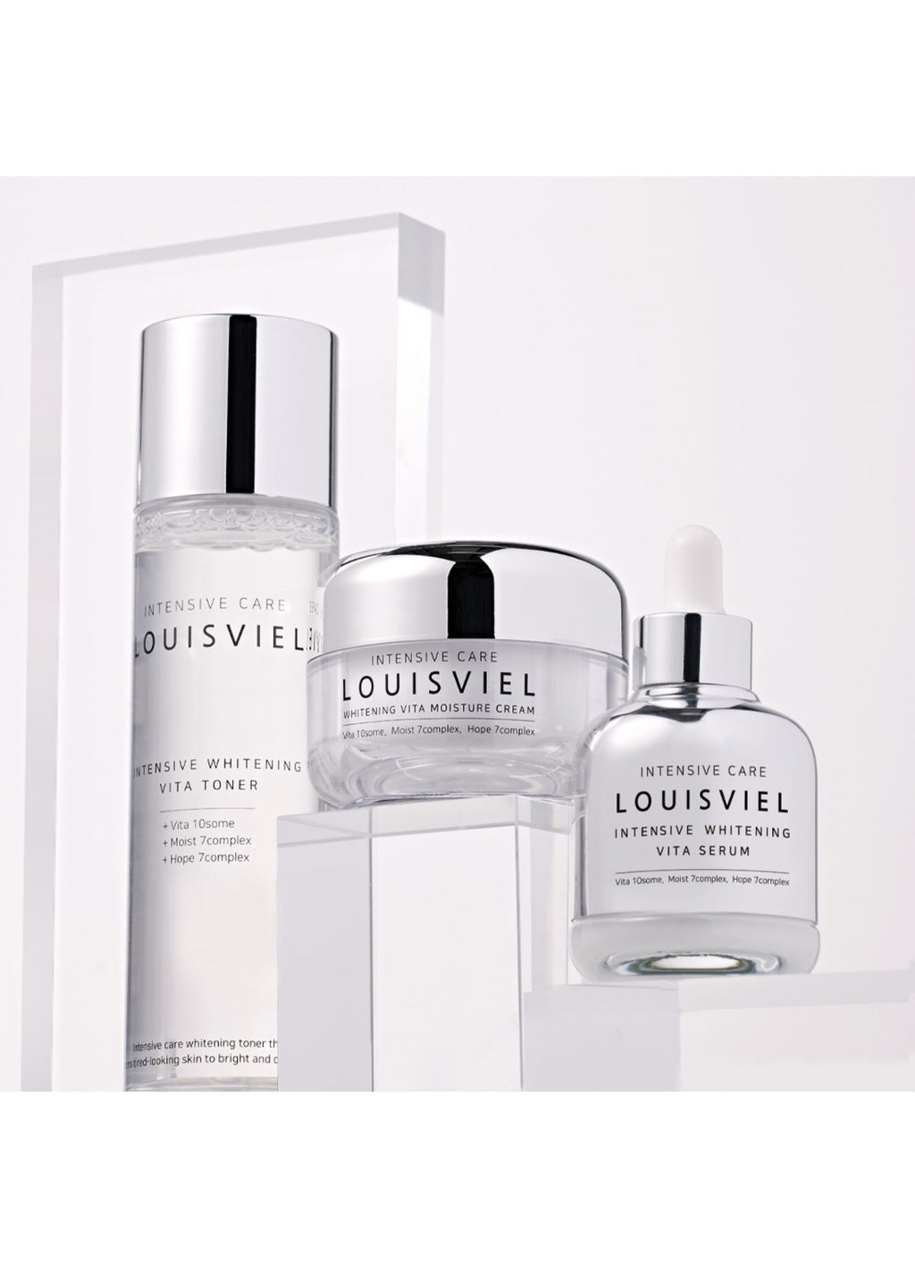 Louisviel Intensive Whitening Moisturiser Set of 3