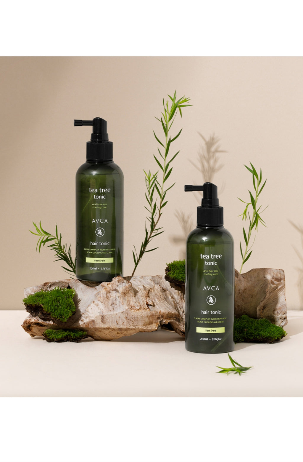 Avca Scalp Care Hair Tonic For Reducing Hair Loss Symptoms  with Tea Tree 2×200ml