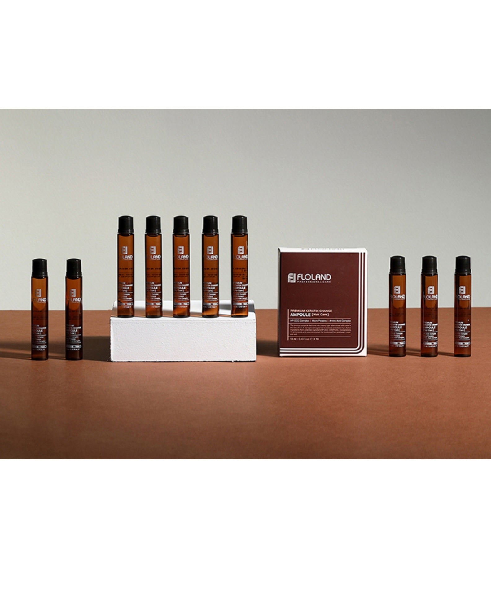 Floland Premium Keratin Charge Hair Ampoule  (10x13ml)